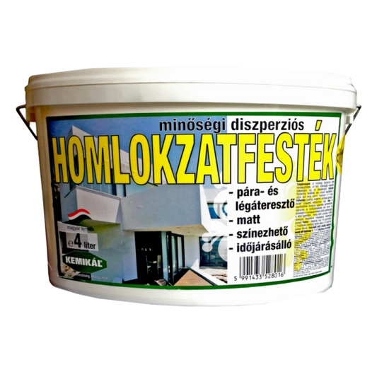 Kemikál Homlokzatfesték Szinezhető Fehér 4 L