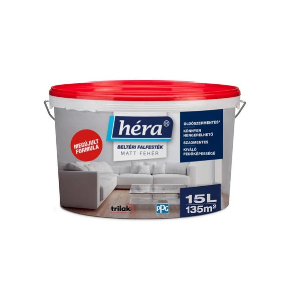 Trilak Héra Belső falfesték( piros tetős oldószer mentes 15L/vödör